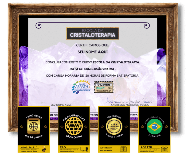 Certificado de 120 horas registrado pela ABRATH